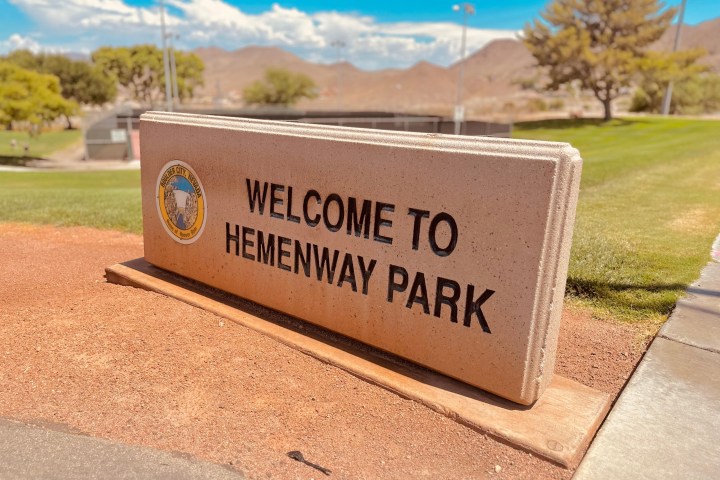 a sign on the side of a building